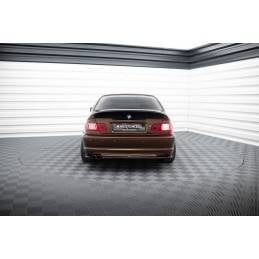 Maxton - CENTRAL ARRIÈRE SPLITTER BMW 3 E46 MPACK COUPE (avec une barre verticale) Noir Brillant Maxton - CENTRAL ARRIÈRE SPLITTER BMW 3 E46 MPACK COUPE (avec une barre verticale) Noir Brillant