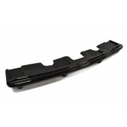 Maxton - CENTRAL ARRIÈRE SPLITTER Jeep Grand Cherokee WK2 Summit APRES FACELIFT (avec une barre verticale) Noir Brillant
