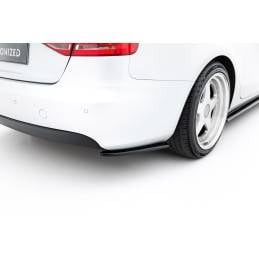 Maxton - Lame Du Pare Chocs Arriere Audi A4 B8 Noir Brillant