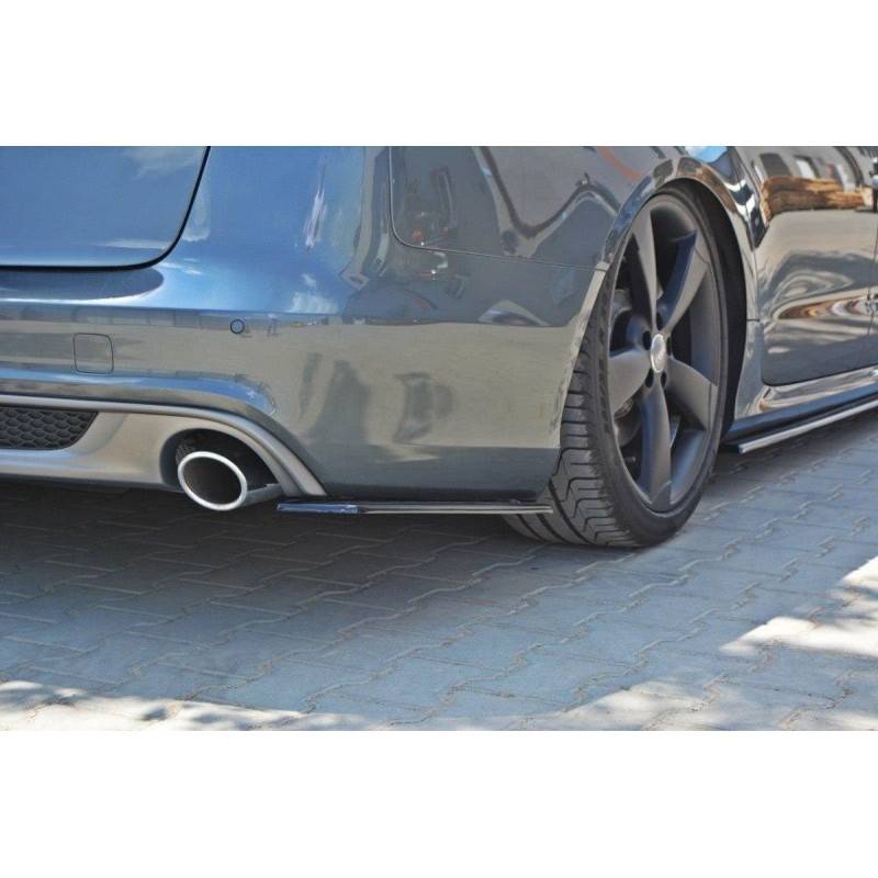 Maxton - LAME DU PARE CHOCS ARRIERE AUDI A6 C7 S-LINE AVANT Noir Brillant Maxton - LAME DU PARE CHOCS ARRIERE AUDI A6 C7 S-LINE AVANT Noir Brillant