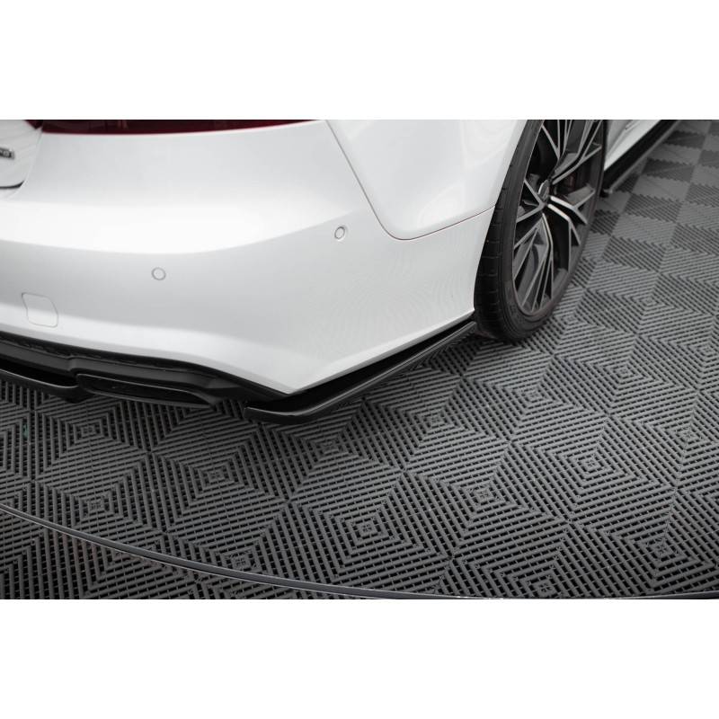 Maxton - Lames De Pare-Chocs Arrière Latérales Audi A7 S-Line Facelift Noir Brillant Maxton - Lames De Pare-Chocs Arrière Latérales Audi A7 S-Line Facelift Noir Brillant