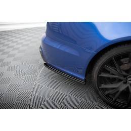 Maxton - Lame Du Pare Chocs Arriere Audi RS6 C7 / C7 FL Noir Brillant