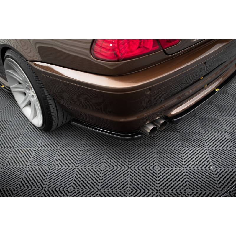 Maxton - LAME DU PARE CHOCS ARRIERE BMW 3 E46 MPACK COUPE Noir Brillant Maxton - LAME DU PARE CHOCS ARRIERE BMW 3 E46 MPACK COUPE Noir Brillant