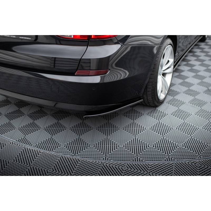 Maxton - LAME DU PARE CHOCS ARRIERE BMW 5 GT F07 Noir Brillant
