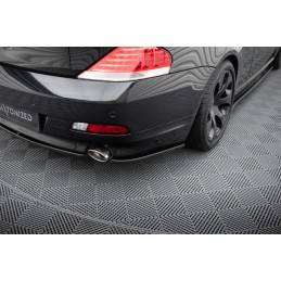 Maxton - LAME DU PARE CHOCS ARRIERE BMW 6 E63 / E64 (AVANT FACELIFT) Noir Brillant
