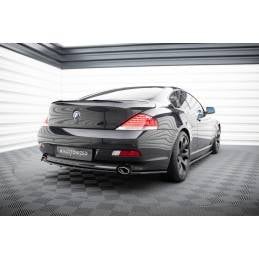 Maxton - LAME DU PARE CHOCS ARRIERE BMW 6 E63 / E64 (AVANT FACELIFT) Noir Brillant