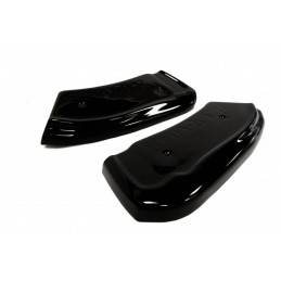 Maxton - LAME DU PARE-CHOCS ARRIERE FORD FIESTA MK7 ST / STLINE / ZETEC S Noir Brillant