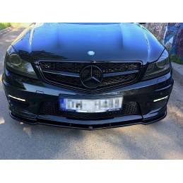 Maxton - LAME DU PARE-CHOCS AVANT / SPLITTER Mercedes-Benz C63 AMG Sedan / Estate W204 Facelift / S204 Facelift Noir Brillant Maxton - LAME DU PARE-CHOCS AVANT / SPLITTER Mercedes-Benz C63 AMG Sedan / Estate W204 Facelift / S204 Facelift Noir Brillant