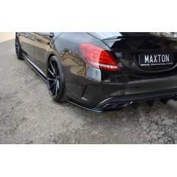 Maxton - LAME DU PARE-CHOCS ARRIERE MERCEDES- BENZ C43 AMG W205 Noir Brillant Maxton - LAME DU PARE-CHOCS ARRIERE MERCEDES- BENZ C43 AMG W205 Noir Brillant