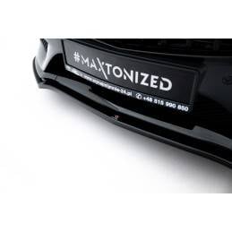 Maxton - LAME DU PARE-CHOCS AVANT / SPLITTER V.1 MERCEDES- BENZ C-CLASS W205 COUPE AMG-LINE Noir Brillant Maxton - LAME DU PARE-CHOCS AVANT / SPLITTER V.1 MERCEDES- BENZ C-CLASS W205 COUPE AMG-LINE Noir Brillant
