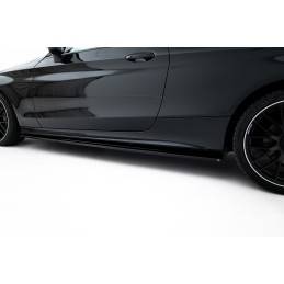 Maxton - SET DES DIFFUSEUR DES BAS DE CAISSE MERCEDES- BENZ C-CLASS W205 COUPE AMG-LINE Noir Brillant