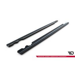 Maxton - SET DES DIFFUSEUR DES BAS DE CAISSE MERCEDES- BENZ C-CLASS W205 COUPE AMG-LINE Noir Brillant