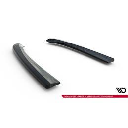 Maxton - LAME DU PARE-CHOCS ARRIERE MERCEDES- BENZ C-CLASS W205 COUPE AMG-LINE Noir Brillant