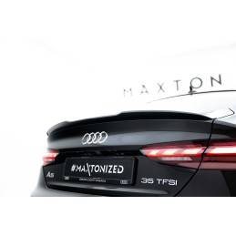 Maxton - Spoiler Cap Audi A5 S-Line F5 Sportback Noir Brillant