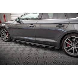 Maxton - Set Des Diffuseur Des Bas De Caisse Audi S5 / A5 S-Line F5 Sportback Noir Brillant