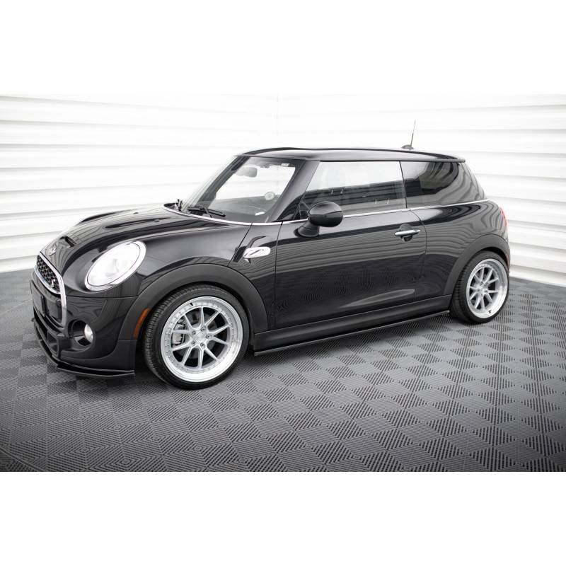 Maxton - SET DES DIFFUSEUR DES BAS DE CAISSE MINI COOPER S MK3 AVANT FACELIFT 3-DOOR (F56) Noir Brillant Maxton - SET DES DIFFUSEUR DES BAS DE CAISSE MINI COOPER S MK3 AVANT FACELIFT 3-DOOR (F56) Noir Brillant