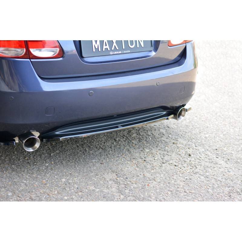 Maxton - CENTRAL ARRIÈRE SPLITTER LEXUS GS MK.3 Noir Brillant