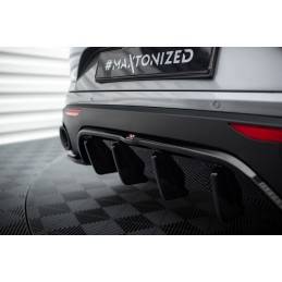 Maxton - RAJOUT DU PARE-CHOCS ARRIERE ALFA ROMEO STELVIO Noir Brillant