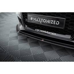 Maxton - Lame Du Pare-Chocs Avant / Splitter V.2 Audi RS3 8V FL Sedan Noir Brillant Maxton - Lame Du Pare-Chocs Avant / Splitter V.2 Audi RS3 8V FL Sedan Noir Brillant