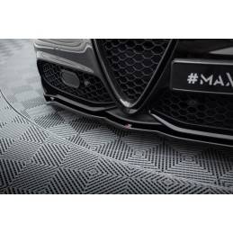 Maxton - LAME DU PARE-CHOCS AVANT / SPLITTER V.1 ALFA ROMEO GIULIA VELOCE Noir Brillant Maxton - LAME DU PARE-CHOCS AVANT / SPLITTER V.1 ALFA ROMEO GIULIA VELOCE Noir Brillant