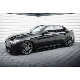 Maxton - SET DES DIFFUSEUR DES BAS DE CAISSE ALFA ROMEO GIULIA VELOCE Noir Brillant Maxton - SET DES DIFFUSEUR DES BAS DE CAISSE ALFA ROMEO GIULIA VELOCE Noir Brillant