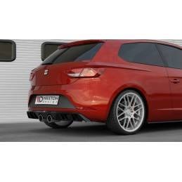 Maxton - Rajout Du Pare-Chocs Arriere V.2 Seat Leon Cupra Mk3 FL Hatchback Noir Brillant Maxton - Rajout Du Pare-Chocs Arriere V.2 Seat Leon Cupra Mk3 FL Hatchback Noir Brillant