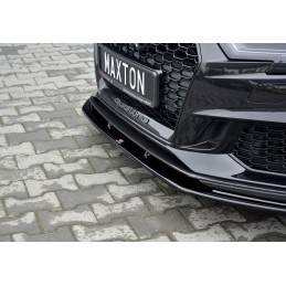 Maxton - Lame Du Pare-Chocs Avant / Splitter V.1 Audi RS3 8V FL Sportback Noir Brillant Maxton - Lame Du Pare-Chocs Avant / Splitter V.1 Audi RS3 8V FL Sportback Noir Brillant