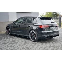 Maxton - Set Des Diffuseur Des Bas De Caisse Audi RS3 8V FL Sportback Noir Brillant