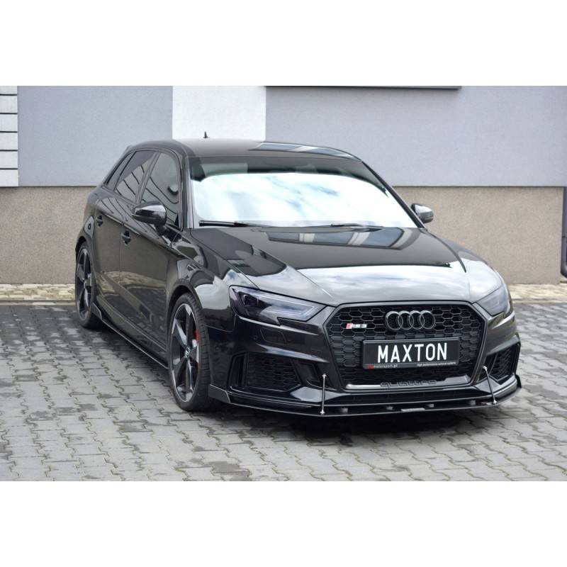 Maxton - Sport Lame Du Pare-Chocs Avant V.1 Audi RS3 8V FL Sportback Maxton - Sport Lame Du Pare-Chocs Avant V.1 Audi RS3 8V FL Sportback