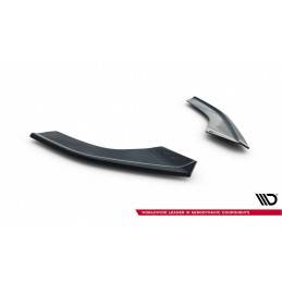 Maxton - Lame Du Pare-Chocs Avant V.8 VW Golf 7 R / R-Line Facelift Noir Brillant