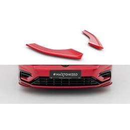 Maxton - Lame Du Pare-Chocs Avant V.8 VW Golf 7 R / R-Line Facelift Rouge Maxton - Lame Du Pare-Chocs Avant V.8 VW Golf 7 R / R-Line Facelift Rouge