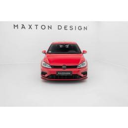Maxton - Lame Du Pare-Chocs Avant V.8 VW Golf 7 R / R-Line Facelift Rouge Maxton - Lame Du Pare-Chocs Avant V.8 VW Golf 7 R / R-Line Facelift Rouge