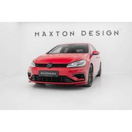 Maxton - Lame Du Pare-Chocs Avant V.8 VW Golf 7 R / R-Line Facelift Rouge Maxton - Lame Du Pare-Chocs Avant V.8 VW Golf 7 R / R-Line Facelift Rouge