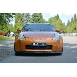 Maxton - LAME DU PARE-CHOCS AVANT / SPLITTER NISSAN 350Z Noir Brillant
