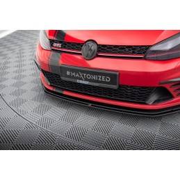 Maxton - LAME DU PARE-CHOCS AVANT / SPLITTER VW GOLF Mk7 GTI CLUBSPORT Noir Brillant Maxton - LAME DU PARE-CHOCS AVANT / SPLITTER VW GOLF Mk7 GTI CLUBSPORT Noir Brillant