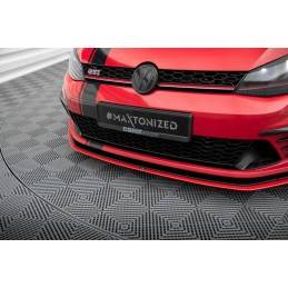 Maxton - LAME DU PARE-CHOCS AVANT / SPLITTER VW GOLF Mk7 GTI CLUBSPORT Rouge Maxton - LAME DU PARE-CHOCS AVANT / SPLITTER VW GOLF Mk7 GTI CLUBSPORT Rouge