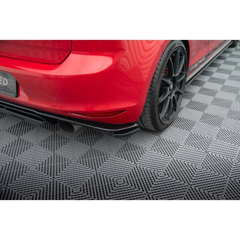 Maxton - LAME DU PARE-CHOCS ARRIERE VW GOLF Mk7 GTI CLUBSPORT Noir Brillant Maxton - LAME DU PARE-CHOCS ARRIERE VW GOLF Mk7 GTI CLUBSPORT Noir Brillant
