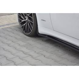 Maxton - SET DES DIFFUSEUR DES BAS DE CAISSE MASERATI QUATTROPORTE MK5 FACELIFT Noir Brillant