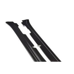 Maxton - SET DES DIFFUSEUR DES BAS DE CAISSE MASERATI QUATTROPORTE MK5 FACELIFT Noir Brillant