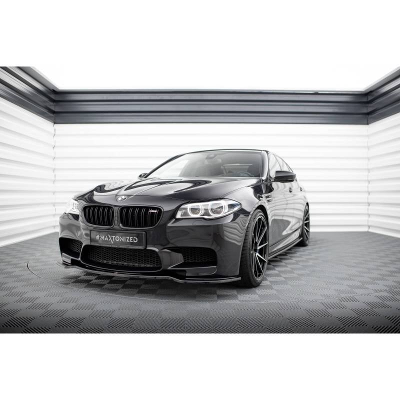 Maxton - LAME DU PARE-CHOCS AVANT / SPLITTER BMW M5 F10/ F11 Noir Brillant Maxton - LAME DU PARE-CHOCS AVANT / SPLITTER BMW M5 F10/ F11 Noir Brillant