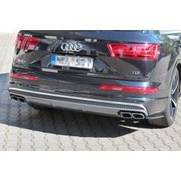Maxton - Lame Du Pare-Chocs Arriere Audi SQ7 / Q7 S-Line Mk.2 Noir Brillant