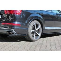 Maxton - Lame Du Pare-Chocs Arriere Audi SQ7 / Q7 S-Line Mk.2 Noir Brillant