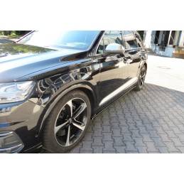Maxton - Rajouts Des Bas De Caisse Pour Audi SQ7 / Q7 S-Line Mk.2 Noir Brillant