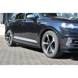 Maxton - Rajouts Des Bas De Caisse Pour Audi SQ7 / Q7 S-Line Mk.2 Noir Brillant