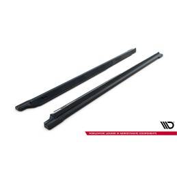 Maxton - Rajouts Des Bas De Caisse Pour Audi SQ7 / Q7 S-Line Mk.2 Noir Brillant