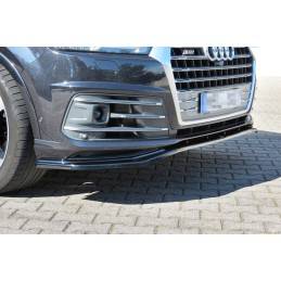 Maxton - Lame Du Pare-Chocs Avant Audi SQ7 / Q7 S-Line Mk.2 Noir Brillant