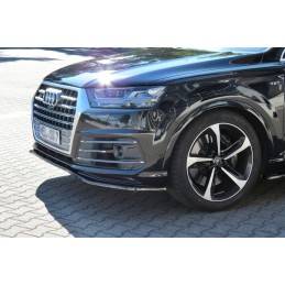 Maxton - Lame Du Pare-Chocs Avant Audi SQ7 / Q7 S-Line Mk.2 Noir Brillant