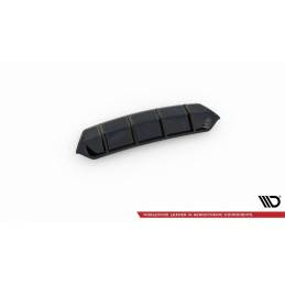 Maxton - Rajout Du Pare-Chocs Arriere V.1 Skoda Octavia RS Mk3 / Mk3 FL Hatchback / Estate Noir Brillant