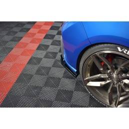 Maxton - Lame Du Pare-Chocs Arriere V.2 Ford Focus ST-Line Mk4 Noir Brillant