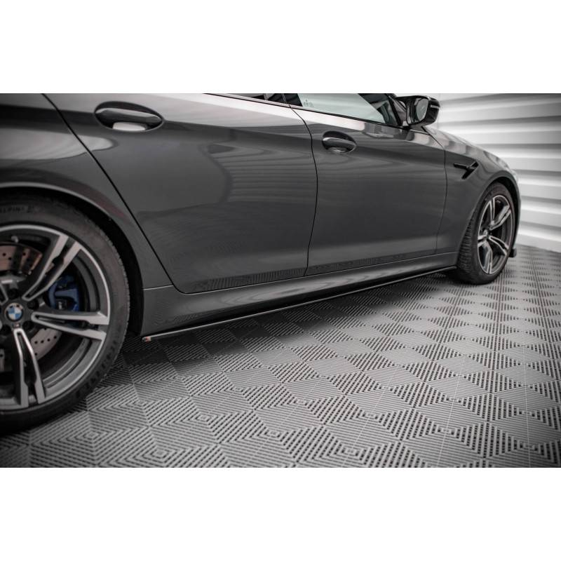 Maxton - SET DES DIFFUSEUR DES BAS DE CAISSE BMW M5 F90 Noir Brillant